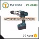 Hot PG-CD003 power tools spare parts plastic tool box cordless impact drill performer cordless drill 18v cordless drill 18v